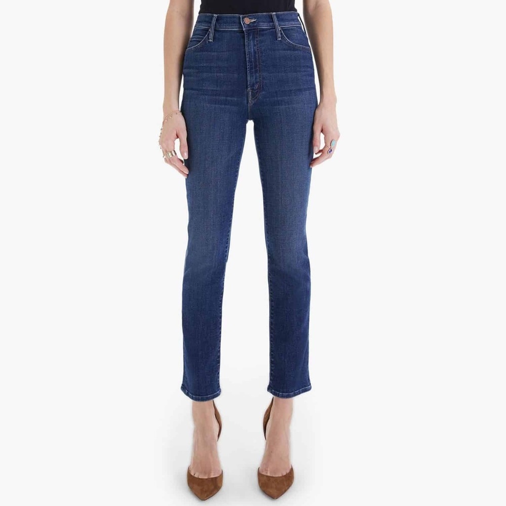 NWT MOTHER HIGH WAISTED THE SWOONER RASCAL ANKLE HOT SPRINGS